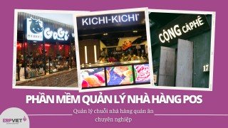 Phần mềm quản lý nhà hàng POS - Quản lý chuỗi nhà hàng quán ăn chuyên nghiệp