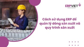 Cách sử dụng ERP để quản lý dòng sản xuất và quy trình sản xuất