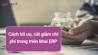 Cách tối ưu, cắt giảm chi phí trong triển khai ERP