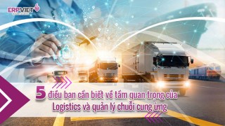 5 điều bạn cần biết về tầm quan trọng của logistics và quản lý chuỗi cung ứng