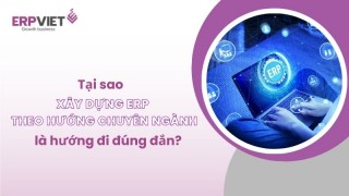 Tại sao xây dựng ERP theo hướng chuyên ngành là hướng đi đúng đắn cho doanh nghiệp hiện đại?