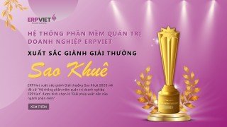 ERPViet xuất sắc giành Giải thưởng Sao Khuê 2023
