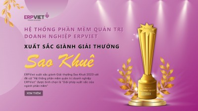 ERPViet xuất sắc giành Giải thưởng Sao Khuê 2023