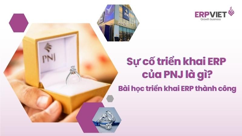 Sự cố triển khai ERP của PNJ là gì? Bài học để doanh nghiệp triển khai ERP thành công