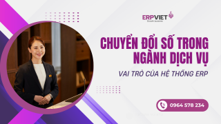 Chuyển đổi số trong ngành dịch vụ: ERP có thể làm gì ngoài việc quản lý tài chính?