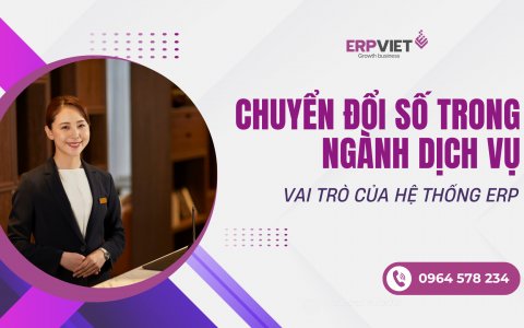 Chuyển đổi số trong ngành dịch vụ: ERP có thể làm gì ngoài việc quản lý tài chính?