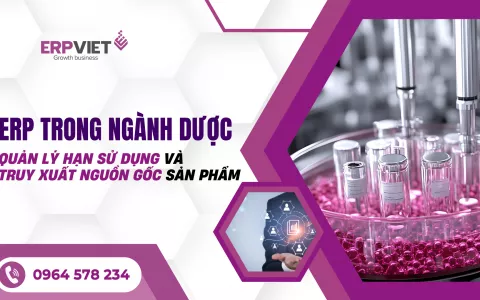 ERP trong ngành dược: Giải pháp toàn diện cho quản lý hạn sử dụng và truy xuất nguồn gốc sản phẩm