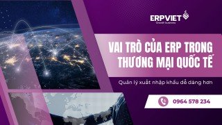 Vai trò của ERP trong thương mại quốc tế: Quản lý xuất nhập khẩu dễ dàng hơn