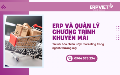 ERP và quản lý chương trình khuyến mãi: Tối ưu hóa chiến lược marketing trong ngành thương mại
