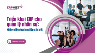 Triển khai ERP cho quản lý nhân sự: Những điều doanh nghiệp cần biết