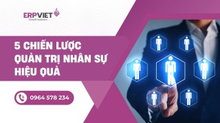 5 chiến lược quản trị nhân sự hiệu quả giúp doanh nghiệp phát triển bền vững