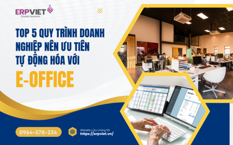 Top 5 Quy Trình Doanh Nghiệp Nên Ưu Tiên Tự Động Hóa Với E-Office