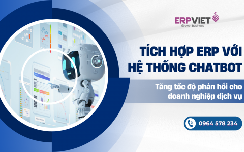 Tích hợp ERP với hệ thống chatbot: Tăng tốc độ phản hồi cho doanh nghiệp dịch vụ
