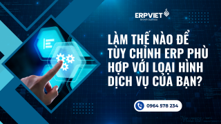 Làm thế nào để tùy chỉnh ERP phù hợp với loại hình dịch vụ của bạn?