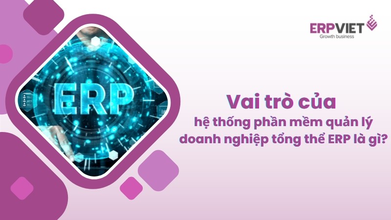 Vai trò của hệ thống phần mềm quản lý doanh nghiệp tổng thể ERP là gì?