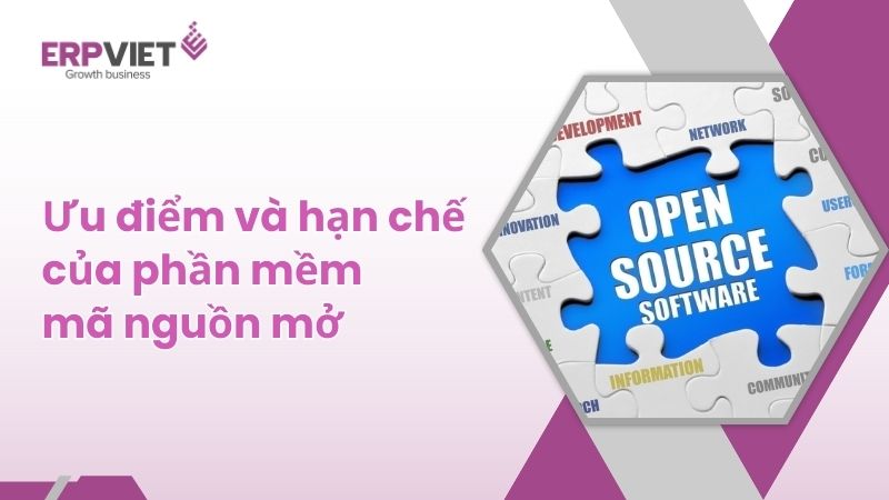 Ưu điểm và hạn chế của phần mềm ERP mã nguồn mở