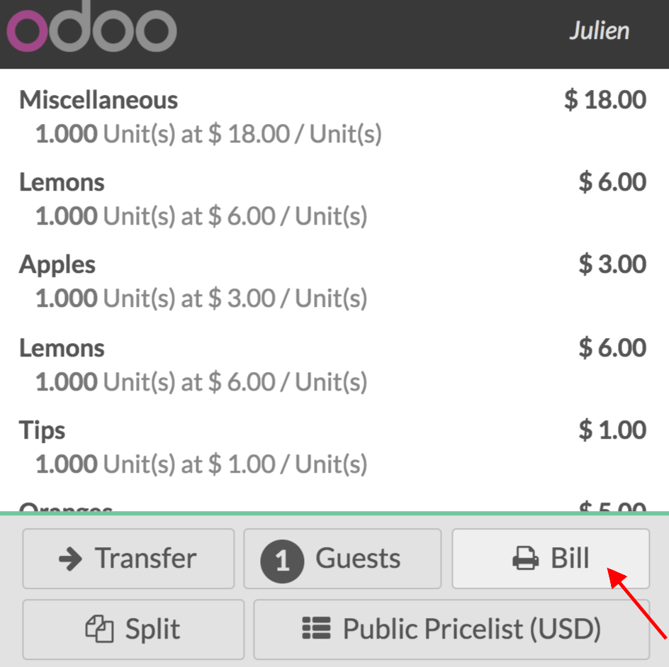 Hướng dẫn sử dụng phần mềm PoS - Phần mềm Odoo quản lý chuỗi bán lẻ 40 Hướng dẫn sử dụng phần mềm PoS - Phần mềm Odoo quản lý chuỗi bán lẻ 40