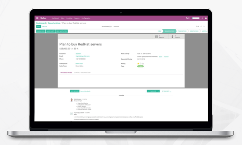 So sánh các phần mềm Chăm sóc khách hàng CRM: Salesforce, Zoho CRM, SugarCRM, Pipedrive & Odoo 15 So sánh các phần mềm Chăm sóc khách hàng CRM: Salesforce, Zoho CRM, SugarCRM, Pipedrive & Odoo 15