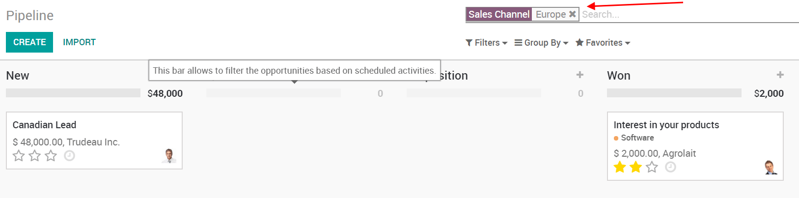 Hướng dẫn sử dụng phần mềm Odoo ERPViet: ứng dụng CRM - Chăm sóc khách hàng 3.3 Hướng dẫn sử dụng phần mềm Odoo ERPViet: ứng dụng CRM - Chăm sóc khách hàng 3.3