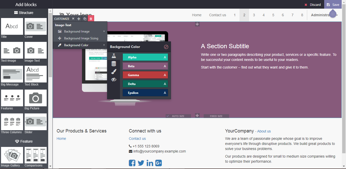 Odoo  eCommerce 