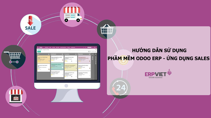 Hướng dẫn sử dụng ứng dụng sale - phần mềm Odoo ERP