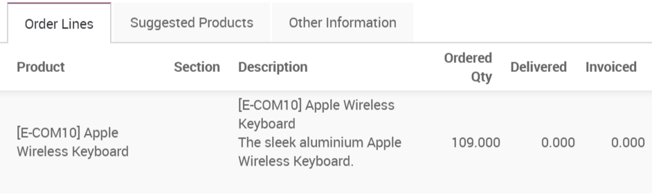 Phần mềm Odoo ERP - Ứng dụng sale