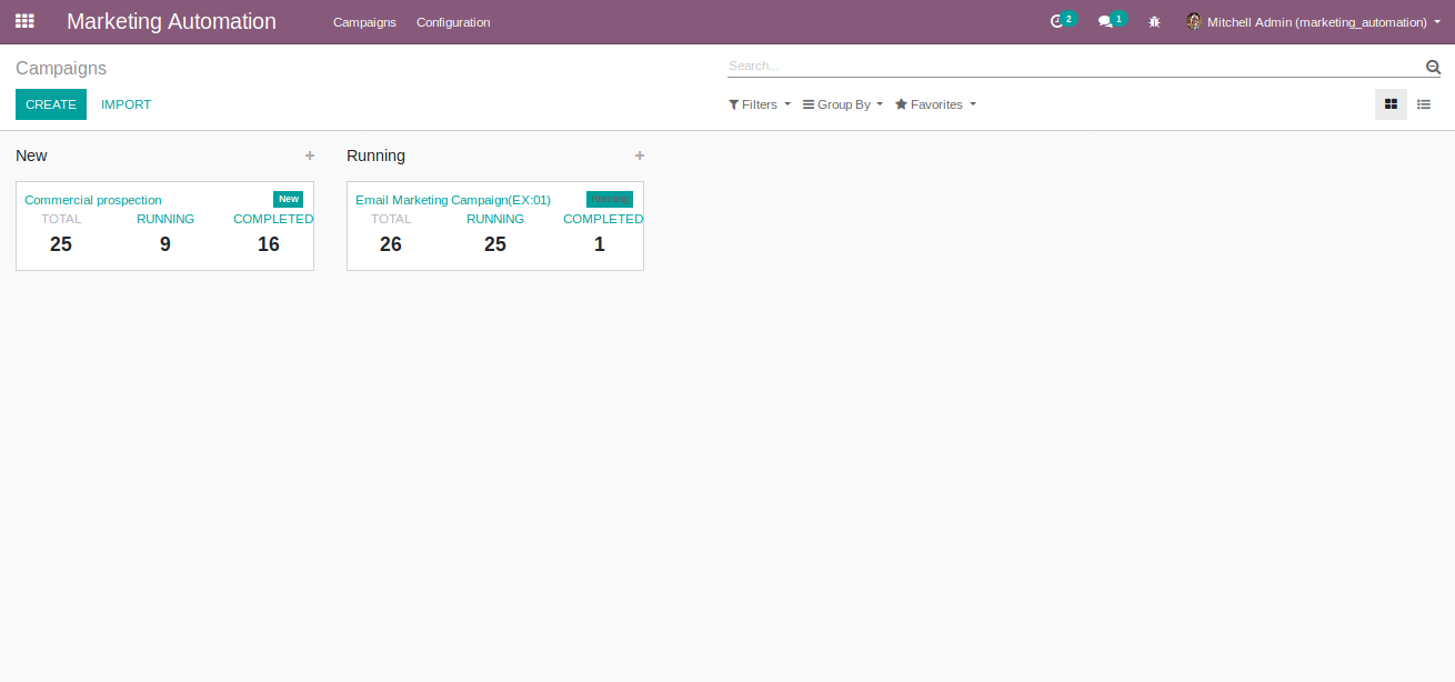 Marketing Automation Odoo ERP 