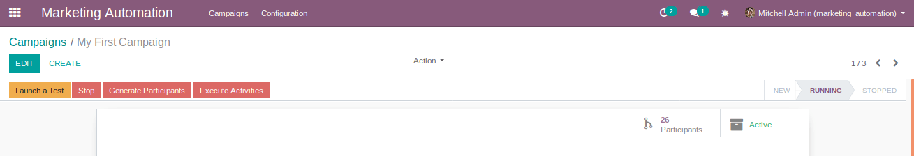 Marketing Automation Odoo ERP 