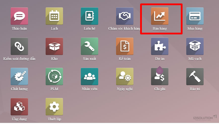 Chức năng phần mềm bán hàng Odoo