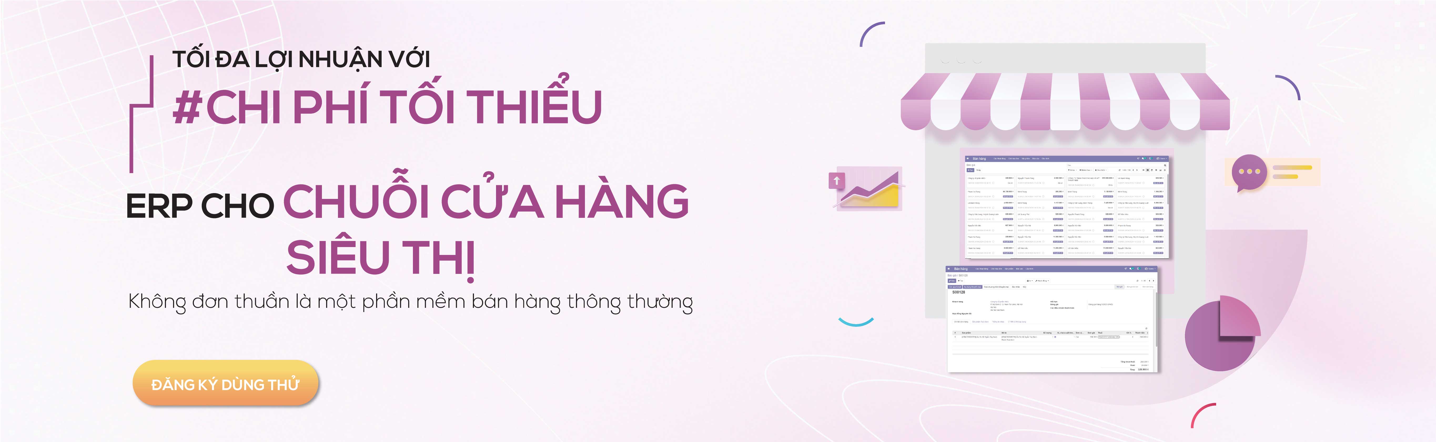 ERP cho chuỗi cửa hàng, siêu thị