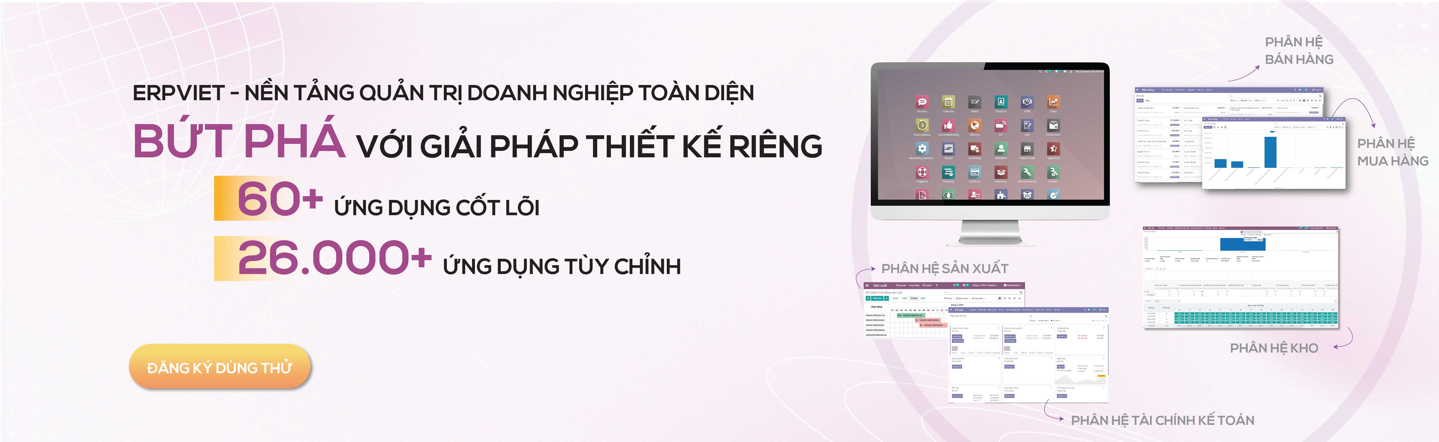 ERPViet - Giải pháp Quản trị doanh nghiệp tổng thể