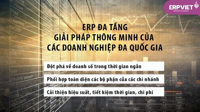 Lợi ích của ERP đa tầng đối với doanh nghiệp lớn